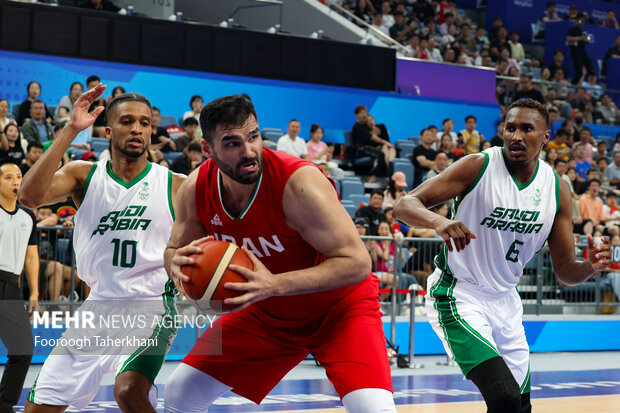 Iran basketball victorious over Saudi Arabia at Hangzhou