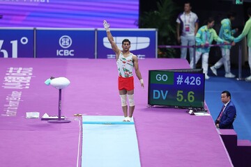لاعب الجمباز الإيراني "ألفتي" يحجز مكانه في دورة الألعاب الأولمبية 2024