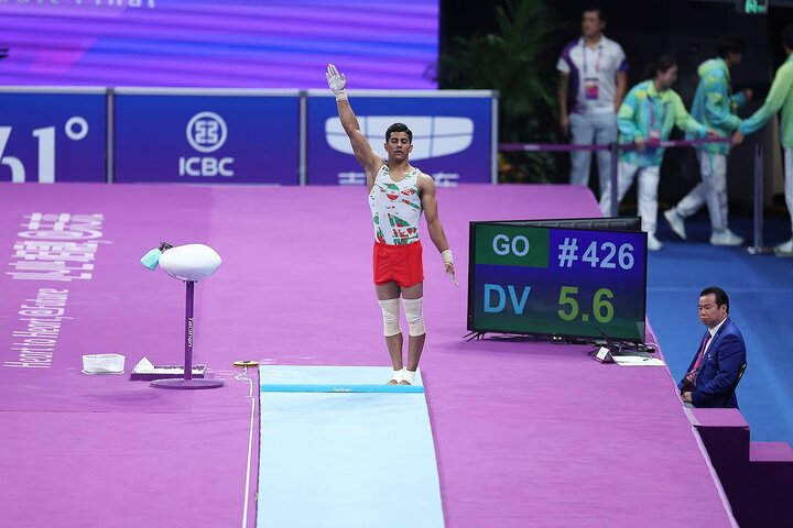 لاعب الجمباز الإيراني "ألفتي" يحجز مكانه في دورة الألعاب الأولمبية 2024
