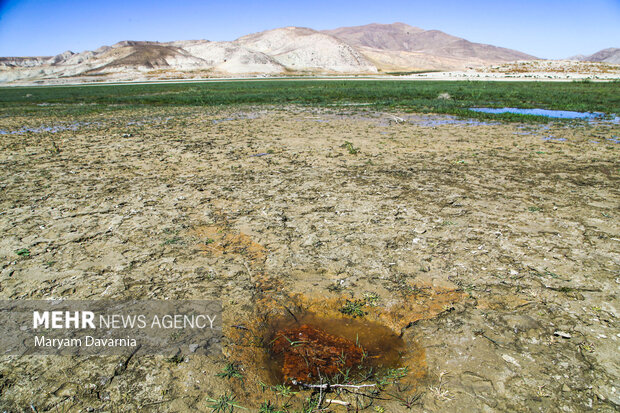 خشک شدن سد بارزو شیروان در خراسان شمالی