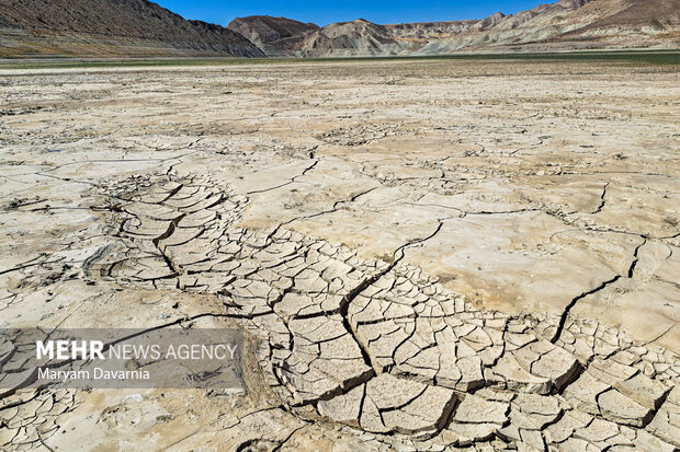 خشک شدن سد بارزو شیروان در خراسان شمالی