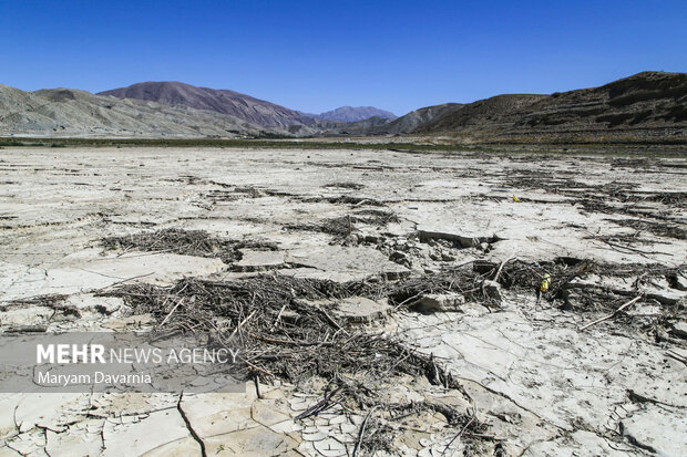 خشک شدن سد بارزو شیروان در خراسان شمالی