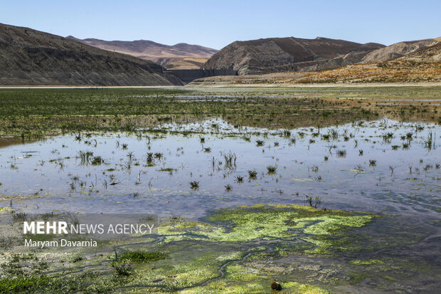 خشک شدن سد بارزو شیروان در خراسان شمالی