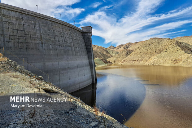 خشک شدن سد بارزو شیروان در خراسان شمالی