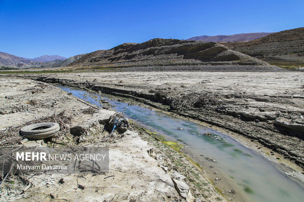 خشک شدن سد بارزو شیروان در خراسان شمالی