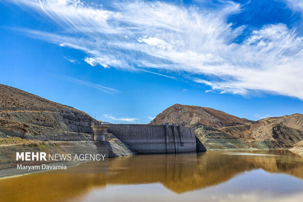 خشک شدن سد بارزو شیروان در خراسان شمالی