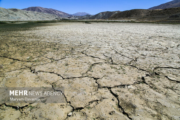 خشک شدن سد بارزو شیروان در خراسان شمالی