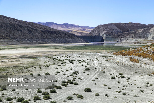 خشک شدن سد بارزو شیروان در خراسان شمالی