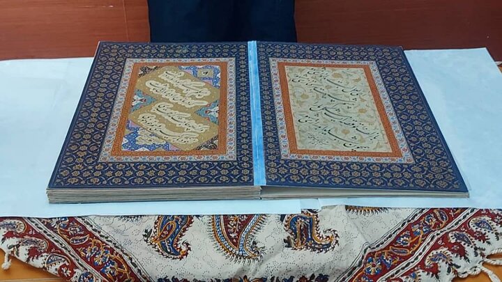 یک نسخه خطی از میرعماد رونمایی شد یک نسخه خطی از میرعماد رونمایی شد