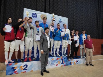 Iran becomes vice-champion of fencing tournament in Armenia