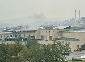انفجار قوی در نزدیکی ساختمان وزارت کشور ترکیه در آنکارا+ فیلم