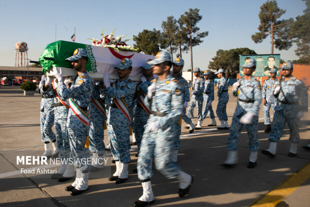 مراسم تشیع پیکر امیر سرتیپ دوم خلبان جانباز محمود ضرابی از پیشکسوتان نیروی هوایی ارتش و دبیر کانون خلبانان ایران صبح امروز یکشنبه ۹ مهر ۱۴۰۲ برگزار شد