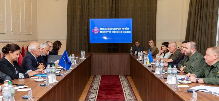 دیدار «بورل» با رییسجمهور و وزیر دفاع جدید اوکراین+ تصاویر