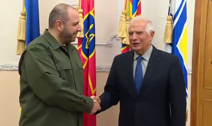 دیدار «بورل» با رییسجمهور و وزیر دفاع جدید اوکراین+ تصاویر