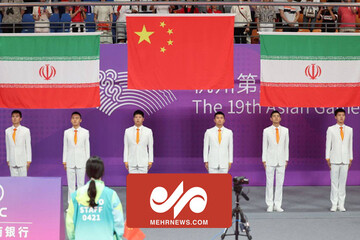 مراسم اهدای مدال نقره باقری و برنز امیدوند در بازیهای آسیایی