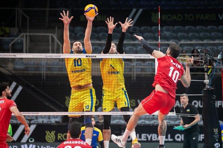 Ukraine downs Iran in Volleyball Olympic Qualifiers