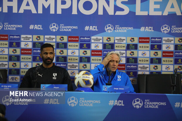 نشست خبری سرمربی تیم فوتبال الهلال عربستان