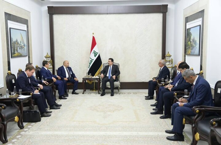عراقی وزیر اعظم سے روسی وفد کی ملاقات، ماسکو کا دورہ متوقع