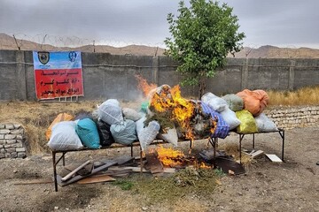 ۸۶۰ کیلوگرم مواد مخدر و روانگردان مکشوفه در کرمانشاه امحا شد