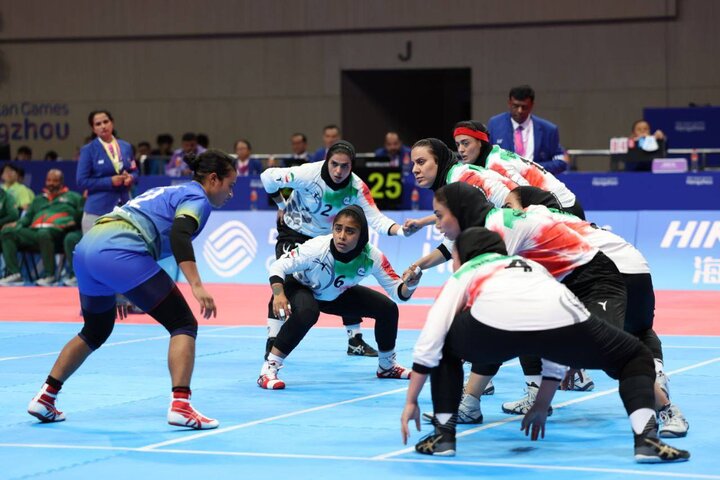 Iran women's Kabaddi team defeat Bangladesh in Asian Games