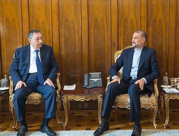 المبعوث الخاص للرئيس الأذربيجاني یلتقی مع أمير عبد اللهيان