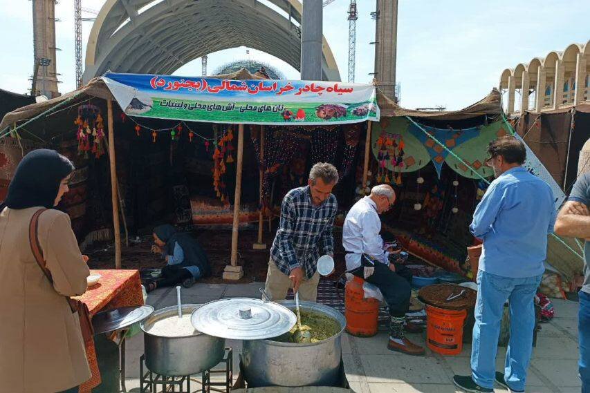 حضور ۲۴ تولیدکننده خراسان شمالی در نمایشگاه ظرفیت‌های روستایی