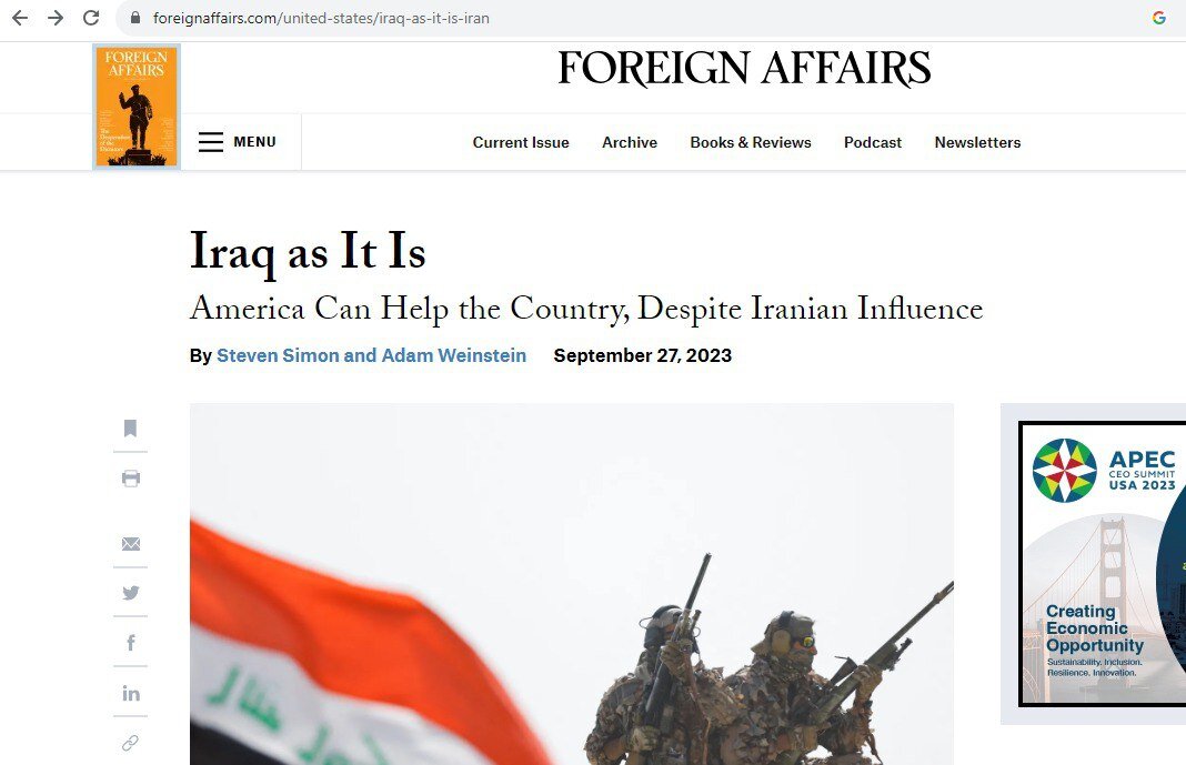 America Can Help the Country, Despite Iranian Influence