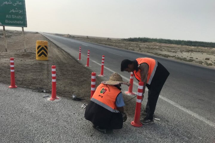 ۸ نقطه حادثه خیز شهرستان بوشهر ایمن سازی شد ۸ نقطه حادثه خیز شهرستان بوشهر ایمن سازی شد