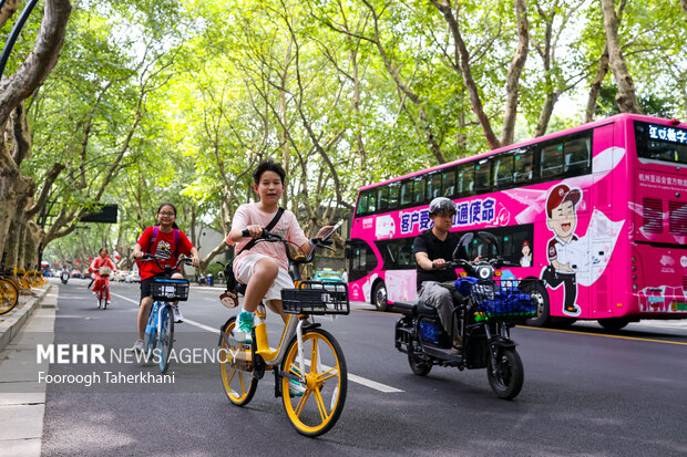 شهر هانگژو چین بزرگ‌ترین سیستم اجاره‌دهی دوچرخه در سراسر دنیا را داراست