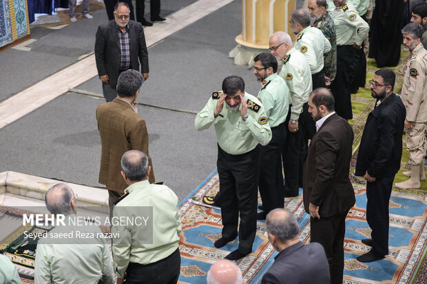 سردار احمدرضا رادان فرمانده کل انتظامی کشور در نماز جمعه تهران چهاردهم مهر ماه ۱۴۰۲ حضور دارد