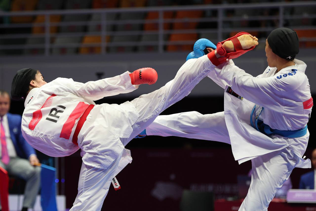 گلشادنژاد در آستانه کسب مدال برنز کاراته قرار گرفت
