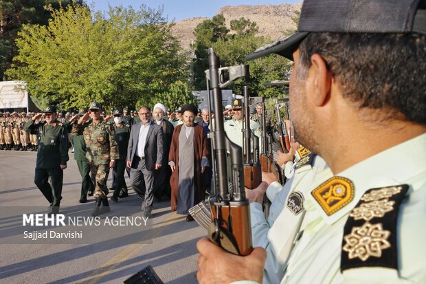 صبحگاه مشترک نیروی انتظامی استان لرستان