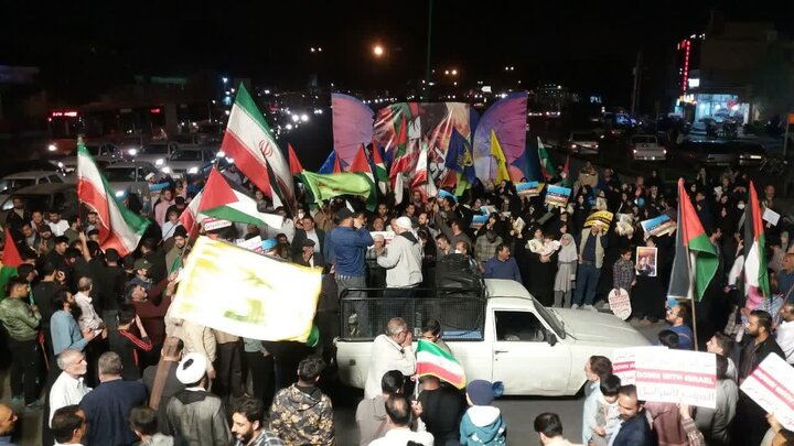 پیروزی هلاکت صهیونیستی و پایان اسرائیل در جشن مردم اصفهان