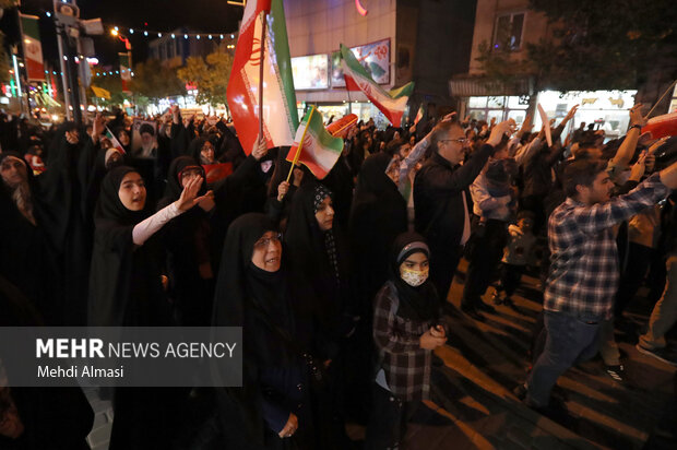 تجمع مردمی در حمایت از پیروزی مردم فلسطین  در زنجان