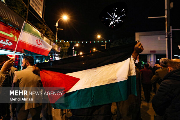 تجمع مردمی در حمایت از پیروزی مردم فلسطین زنجان1