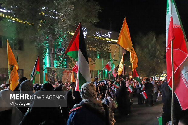 جشن مردمی طوفان الاقصی در گرگان