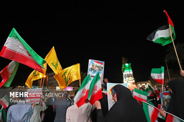 جشن مردمی طوفان الاقصی در گرگان