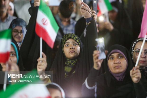 جشن مردمی «طوفان الاقصی» در شیراز