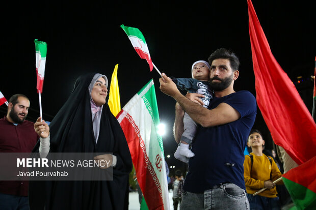 جشن مردمی «طوفان الاقصی» در شیراز