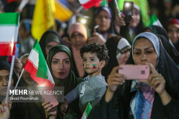 جشن مردمی «طوفان الاقصی» در شیراز