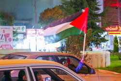 تجمع و شادی مردم اردبیل در حمایت از مردم فلسطین