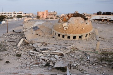 تداوم حملات وحشیانه رژیم صهیونیستی به غزه/ مساجد، خانه‌ها و ادارات ویران شدند+فیلم و تصاویر