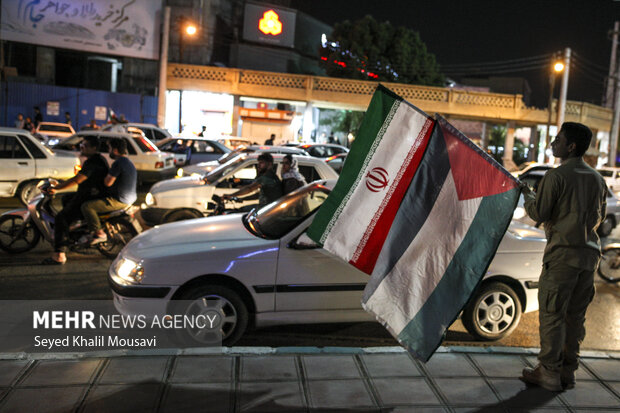 طوفانی که شادی آفرین بود/ خوزستان شادمان از «طوفان الاقصی»