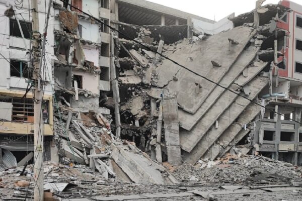 تخریب مساجد و منازل در حملات هوایی رژیم صهیونیستی