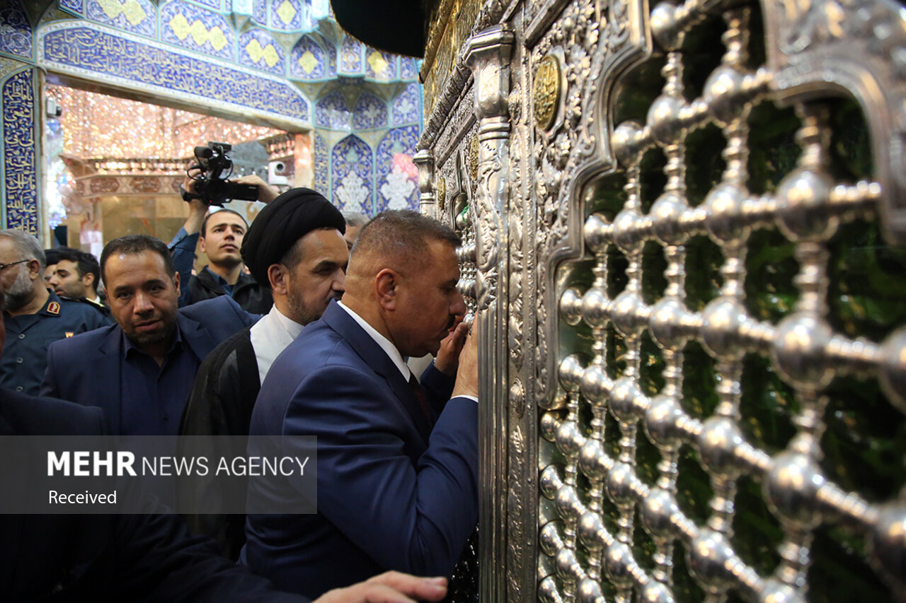 وزیر کشور عراق حرم حضرت معصومه (س) را زیارت کرد+ تصاویر