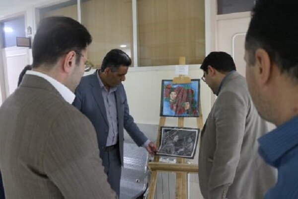 نمایشگاه آثار جشنواره فرهنگی و هنری «امید فردا» برپا شد