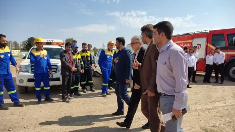 مانور «لحظه صفر» با سناریوی زلزله ۶ ریشتری در ورامین برگزار شد