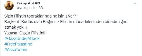 Türk sosyal medya kullanıcıları Aksa Tufanı için ne diyor?