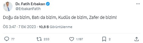 Türk sosyal medya kullanıcıları Aksa Tufanı için ne diyor?
