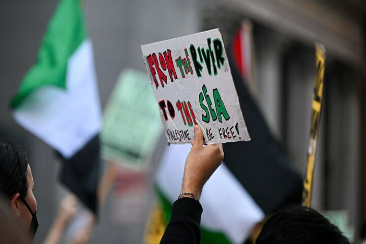 تظاهرات مردمی در دفاع از فلسطین و مردم غزه در آمریکا+ تصاویر